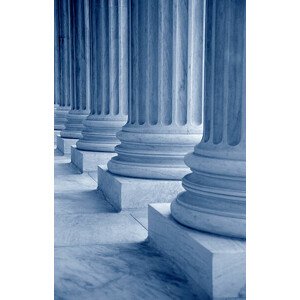 Fotografie Classical columns, low section (blue toned), Grant Faint, 26.7 × 40 cm