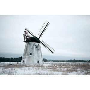 Fotografie Windmill in Snow., t-lorien, 40 × 26.7 cm