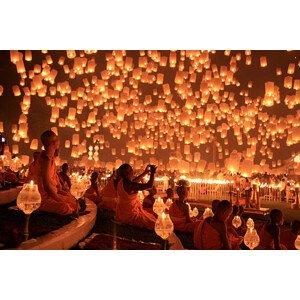 Fotografie Loy Kratong - Floating Lantern Festival 1, Frans Jo - Imageenation, 40 × 26.7 cm