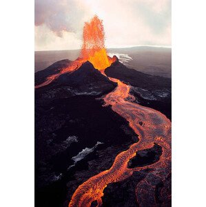Fotografie Kilauea Volcano Erupting, Jim Sugar, 26.7 × 40 cm