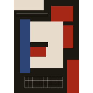 Ilustrace Built in Shapes 05, FINE FINE STUFF, 30 × 40 cm