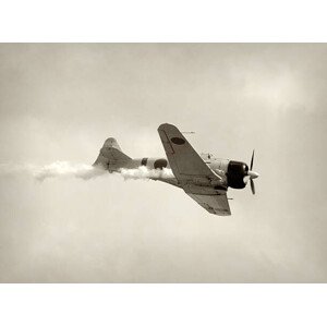 Fotografie Retro fighter airplane, MMADIA, 40 × 30 cm