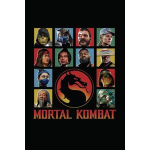 Umělecký tisk Mortal Kombat - Characters, 26.7 × 40 cm