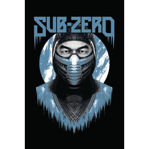 Umělecký tisk Mortal Kombat - Sub-Zero, 26.7 × 40 cm