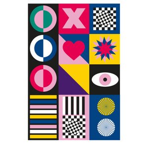 Ilustrace GEOMETRIC, Sergio Ortiz, 30 × 40 cm