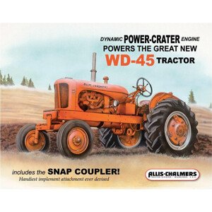 Plechová cedule ALLIS CHALMERS - wd45, 41 × 32 cm