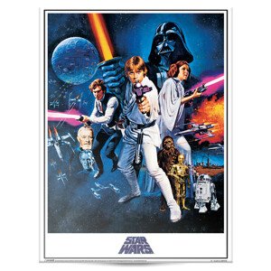 Plechová cedule Star Wars - Classics, 30 × 40 cm