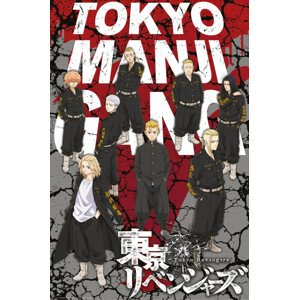 Plakát, Obraz - Tokyo Revengers - Takemichi & Tokyo Manji Gang, 61 × 91.5 cm