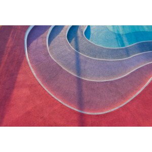 Fotografie Colorful stairs pavement, zhengshun tang, 40 × 26.7 cm