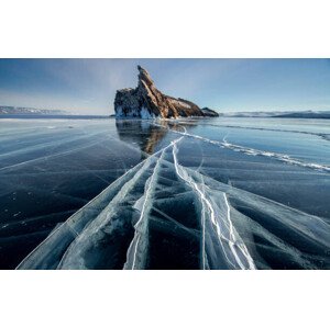 Fotografie Lake Baikal is a frosty winter, Evgeniy Ivanov, 40 × 26.7 cm