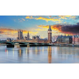 Fotografie London at sunset, TomasSereda, 40 × 24.3 cm