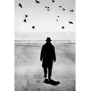 Fotografie Man walking, Grant Faint, 26.7 × 40 cm