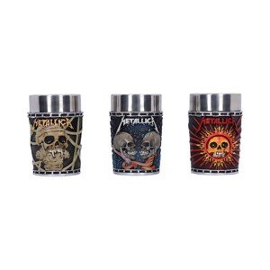 Sklenička Metallica, (3x) 0,05 l