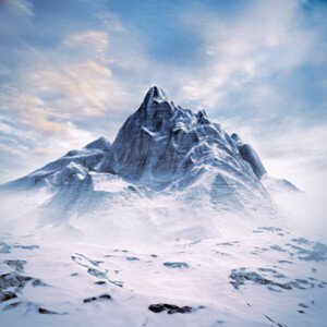 Fotografie Mountain peak scene, grandeduc, 40 × 40 cm
