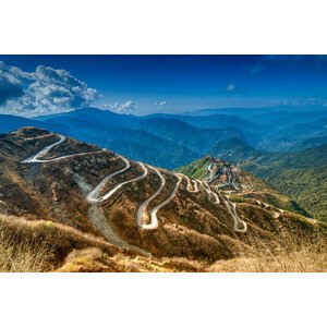Fotografie Curvy roads , Silk trading route, RNMitra, 40 × 26.7 cm