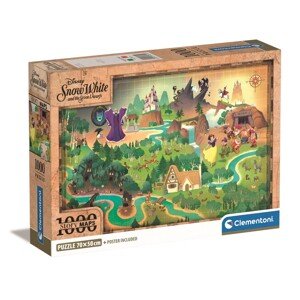 Puzzle Story Maps - Snow White, 1000 ks