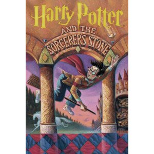 Umělecký tisk Harry Potter - Philosopher's Stone book cover, 26.7 × 40 cm