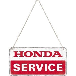 Plechová cedule Honda - Service, 20 × 10 cm
