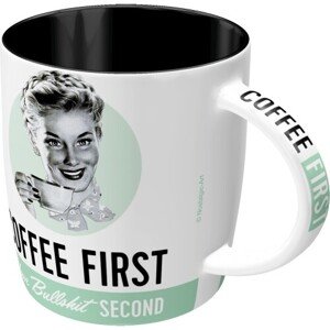 Hrnek Coffee First, Bullshit Second, 0,33 l