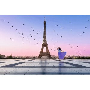 Fotografie Good Morning Eiffel, Kenneth Zeng, 40 × 26.7 cm