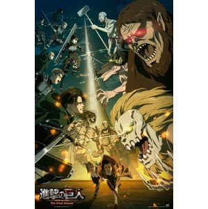 Plakát, Obraz - Attack on Titan - Paradis vs Marley, 61 × 91.5 cm