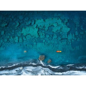 Fotografie Kayaking In Crete, Greece, borchee, 40 × 30 cm
