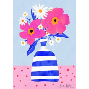 Ilustrace Maximalist Flower Vase, Baroo Bloom, 30 × 40 cm
