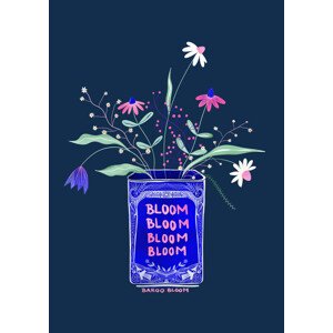 Ilustrace Tin Can Flower Illustration, Baroo Bloom, 30 × 40 cm