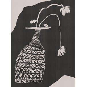 Ilustrace Monochrome Vase Still Life, Little Dean, 30 × 40 cm