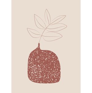 Ilustrace Textured Vase Still Life, Little Dean, 30 × 40 cm