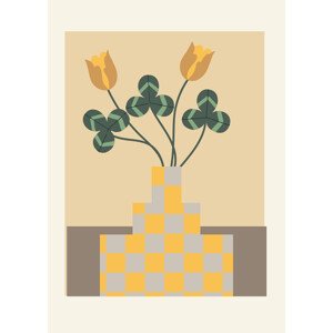 Ilustrace Lovely Vase, Paperago, 30 × 40 cm