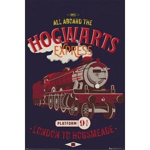 Plakát, Obraz - Harry Potter - Hogwarts Express, 61 × 91.5 cm