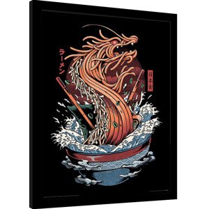 Obraz na zeď - Ilustrata - Dragon Ramen, 34.3 × 44.5 cm