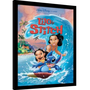 Obraz na zeď - Lilo and Stitch - Wave Stuff, 34.3 × 44.5 cm