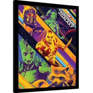 Obraz na zeď - Guardians of the Galaxy - Character Collage, 34.3 × 44.5 cm