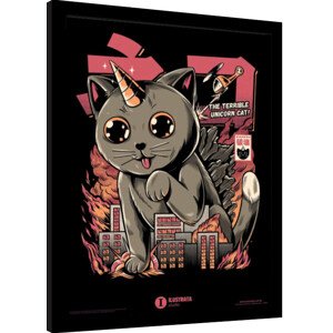 Obraz na zeď - Ilustrata - Catzilla, 34.3 × 44.5 cm