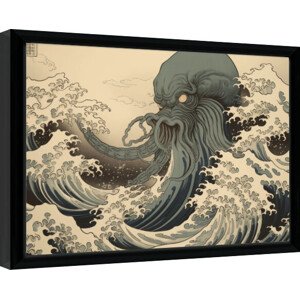 Obraz na zeď - Wave Collection - Cthulhu Wave, 44.5 × 34.3 cm