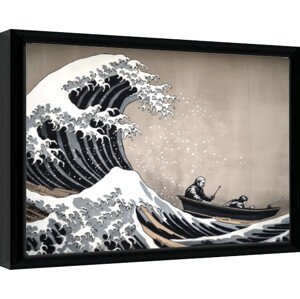 Obraz na zeď - Wave Collection - Graffiti Wave, 44.5 × 34.3 cm