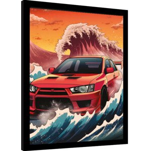 Obraz na zeď - Wave Collection - Wave Cars Evo, 34.3 × 44.5 cm