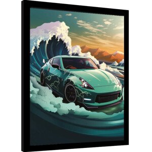 Obraz na zeď - Wave Collection - Wave Cars Fairlady, 34.3 × 44.5 cm