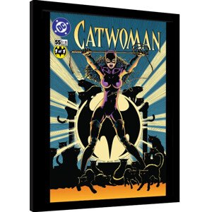 Obraz na zeď - Batman - Catwoman, 34.3 × 44.5 cm