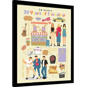 Obraz na zeď - Friends 30 Years - 30 Years of Friendship, 34.3 × 44.5 cm