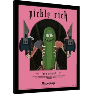 Obraz na zeď - Rick and Morty - Classrickal Pickle Rick, 34.3 × 44.5 cm