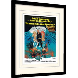 Obraz na zeď - James Bond - Diamods Are Forever 2, 34.3 × 44.5 cm