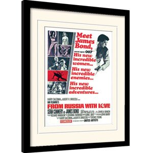 Obraz na zeď - James Bond - From Russia With Love, 34.3 × 44.5 cm