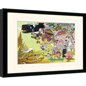 Obraz na zeď - Rick and Morty - Creature Barrage, 44.5 × 34.3 cm