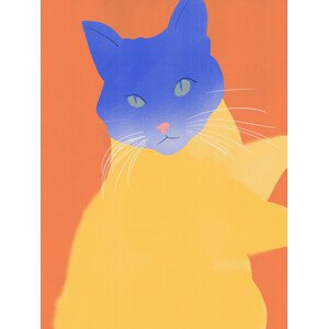 Ilustrace Blue Fur, Little Dean, 30 × 40 cm