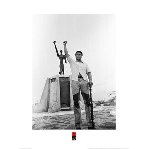 Umělecký tisk Muhammad Ali - Black Power Statue, 60 × 80 cm