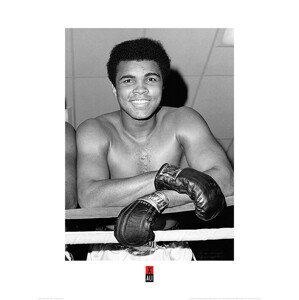 Umělecký tisk Muhammad Ali - Smile, 60 × 80 cm