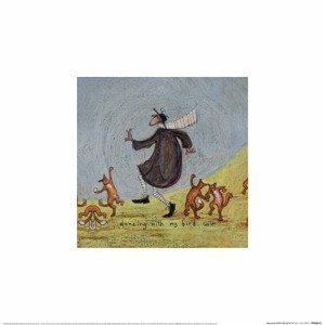 Umělecký tisk Sam Toft - Dancing With My Bird, 30 × 30 cm